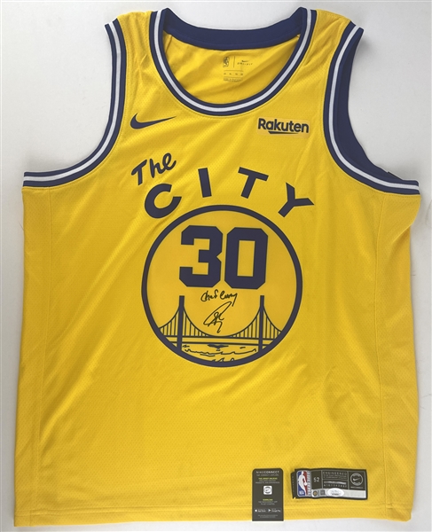 Stephen Curry Signed Golden State Warriors City Edition Jersey with "Chef Curry" Inscription (JSA & Curry/USA COAs)