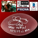 Emmitt Smith Game Used & Signed NFL Football - Carried by Emmitt for Career TD #161 (Emmitt LOA, PROVA & Beckett/BAS LOA)