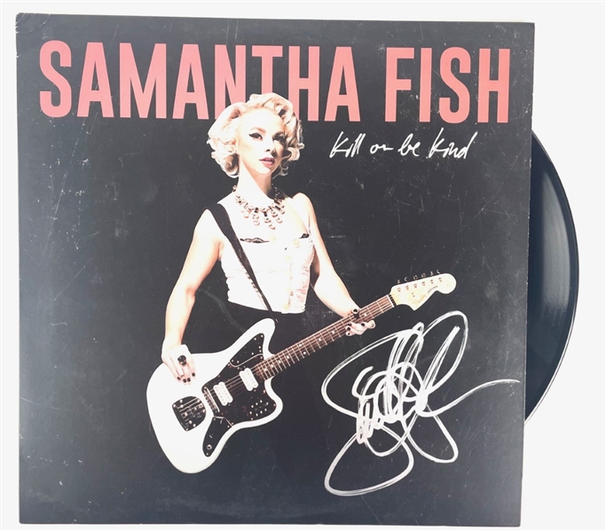 Samantha Fish Signed "Kill or Be Kind" Album Cover w/ Vinyl (Beckett/BAS)