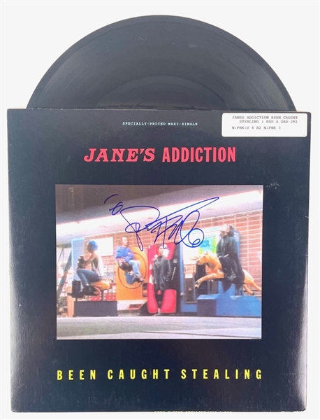 Janes Addiction Perry Farrell Signed Album Cover w/ Vinyl (Beckett/BAS)