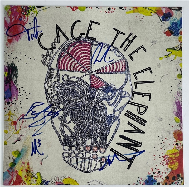 Cage The Elephant Group Signed Album (Beckett/BAS)