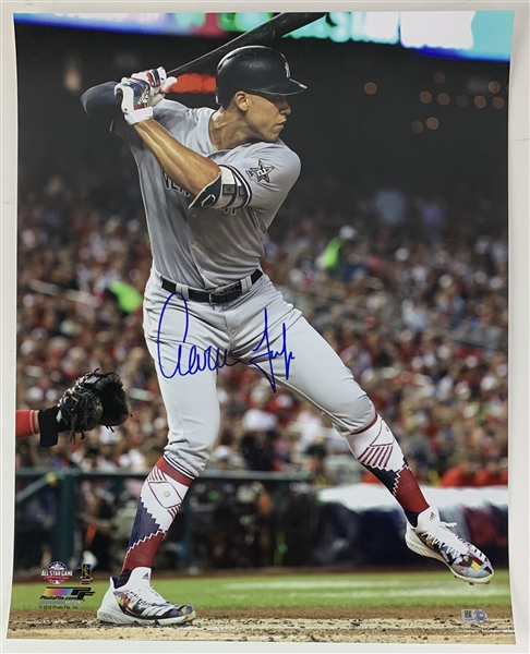 Aaron Judge Signed 16" x 20" Color Photo from 2018 MLB All-Star Game (MLB Hologram)