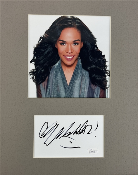Destinys Child: Michelle Williams Signed Cut Signature in Matted Display (JSA)