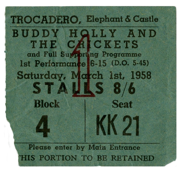 Buddy Holly & The Crickets Signed Coral Records Promotional Card - Signed at The Group's First Ever UK Performance! (Tracks UK & Epperson/REAL LOAs)
