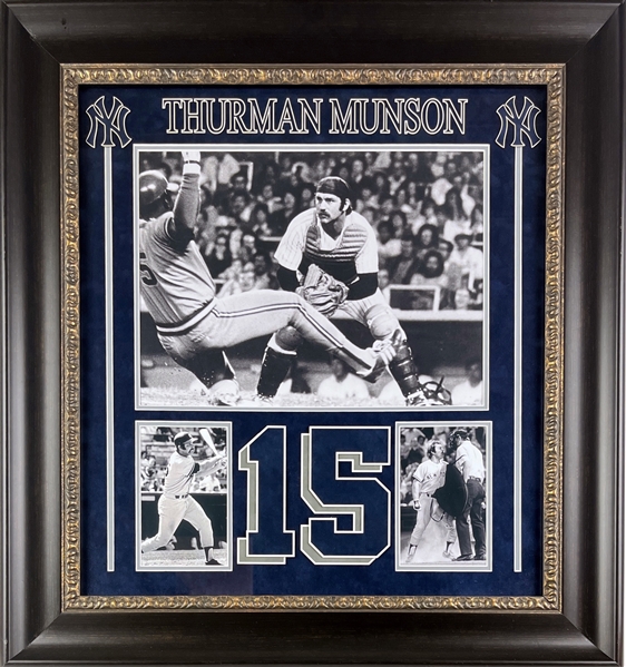 Yankees Thurman Munson Display Piece 