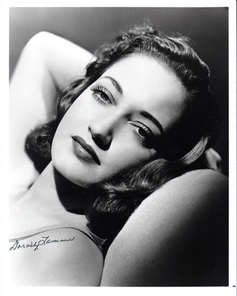 Legendary Actress Dorothy Lamour (2) Signed 8x10 Glamour Photos (Third Party Guarantee)