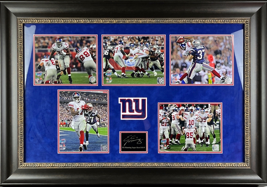 NY Giants Super Bowl XLII 28.5" x 41" Display Piece