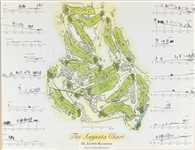 Masters Tournament 21.5 x 33.5 Display Piece Featuring Palmer & Nicklaus (Unsigned)
