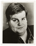 Chris Farley Signed 8" x 10" B&W Promotional Photo Inscribed to "Fireball" (Beckett/BAS LOA)