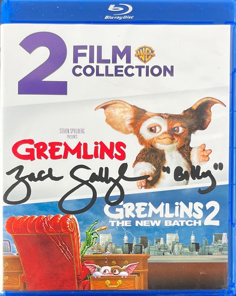 Gremlins: Zach Galligan (Billy) Signed DVD Insert w/ Two Movie Discs (JSA)