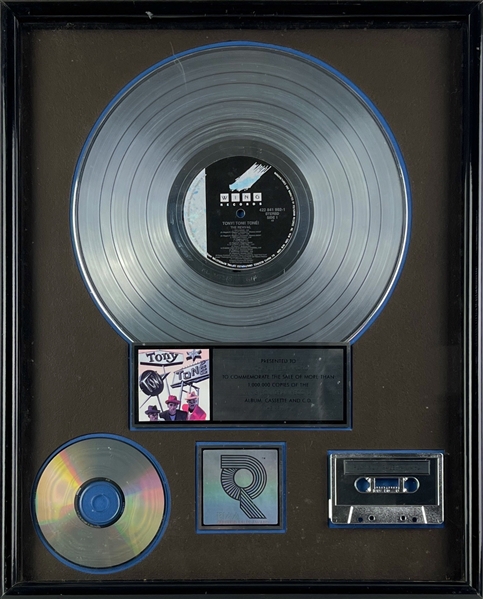 Tony! Toni! Toné! RIAA Sales Award Presented to Michael Steele for 1,000,000+ Sales of The Revival"