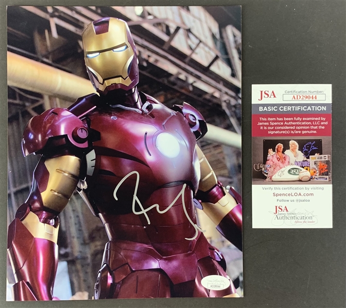 Robert Downey Jr. Signed 8" x 10" Iron Man Photo (JSA)