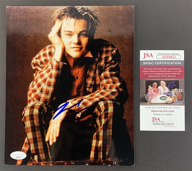 Leonardo DiCaprio Signed 8" x 10" Color Photo (JSA)