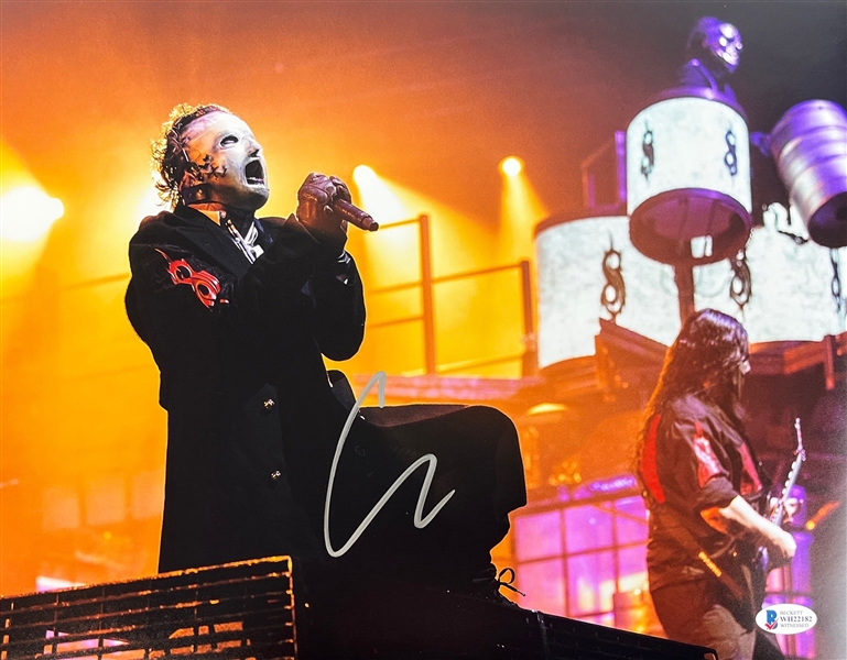 Slipknot: Corey Seager Signed 11" x 14" Photo (Beckett/BAS)