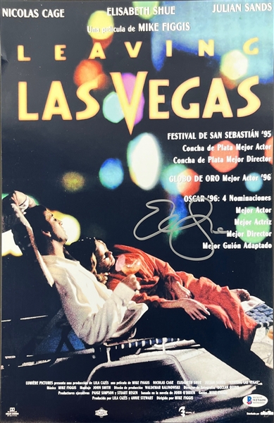 Elisabeth Shue Signed 11" x 17" Leaving Las Vegas Photo (Beckett/BAS)