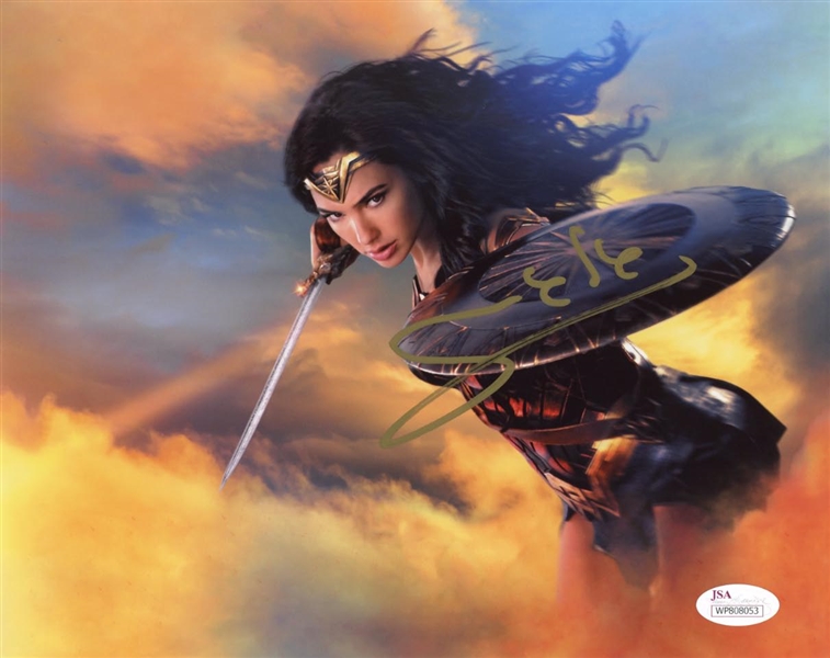 Wonder Woman: Gal Gadot Signed 8" x 10" Photo (JSA Witnessed)