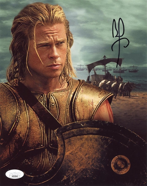Brad Pitt Signed 8" x 10" Photo from "Troy" (JSA)