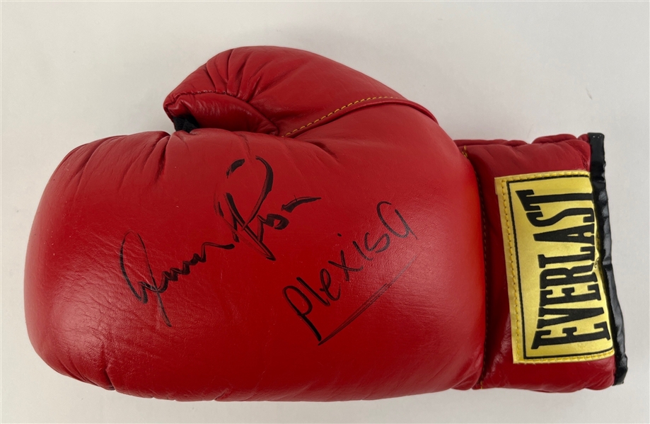 Alexis Arguello & Aaron Pryor Dual Signed Everlast Boxing Glove (Beckett/BAS)