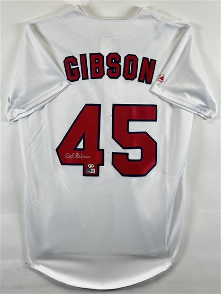 Bob Gibson Signed St. Louis Cardinals Jersey (Beckett/BAS)