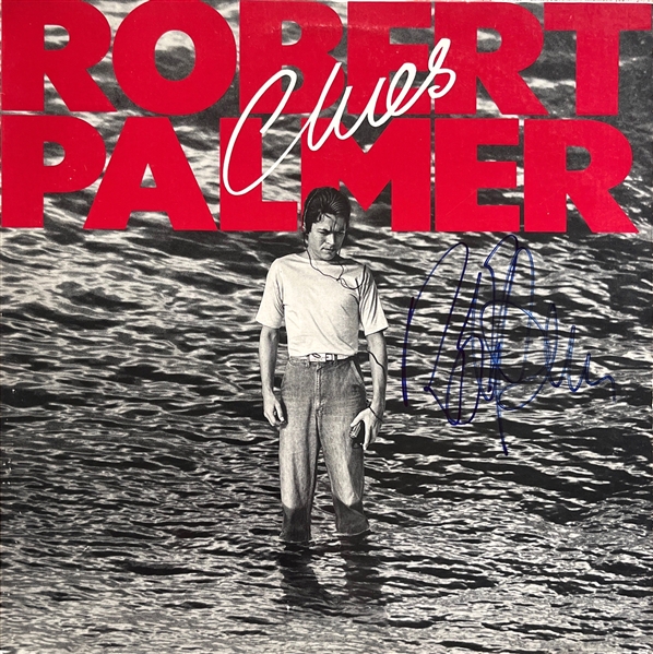 Robert Palmer Signed Clues Album Cover w/ Vinyl (Epperson/REAL LOA)