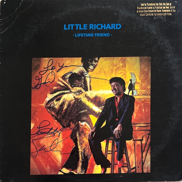 Little Richard Signed "Lifetime Friend" Album Cover w/ Vinyl (Epperson/REAL LOA)