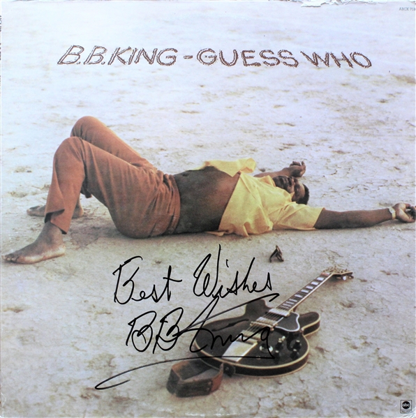 B.B. King Signed Guess Who Album Cover w/ Vinyl (ACOA)