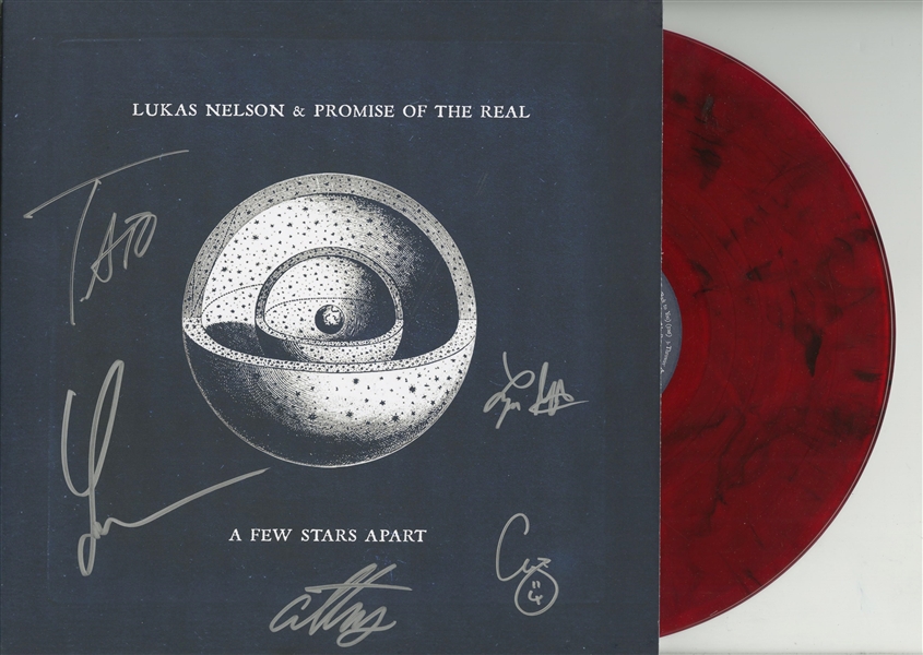 Lukas Nelson & The Promise of the Real: Fully Group Signed Debut Album w/ Vinyl (ACOA)