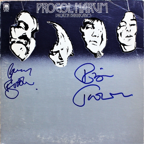 Procol Harum: Robin Tower & Gary Brooker Lot of Two (2) Signed Albums (ACOA LOA)