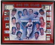 Extraordinary Ltd. Ed. 500 Home Run Collage w/ 23 Signatures Including Hank Aaron, Willie Mays, and Ted Williams (JSA LOA)