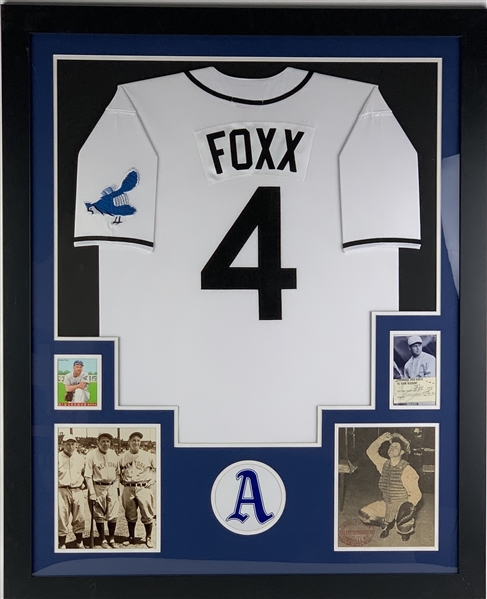 Jimmie Foxx Signed Cut in Custom Matted & Framed Display (JSA LOA)