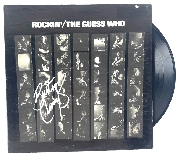 "Rockin The Guess Who" Album Signed by Burton Cummings (JSA)