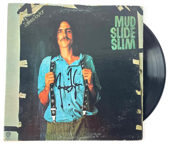 James Taylor Signed "Mud Slide Slim" Album (JSA) ***RETURNED***