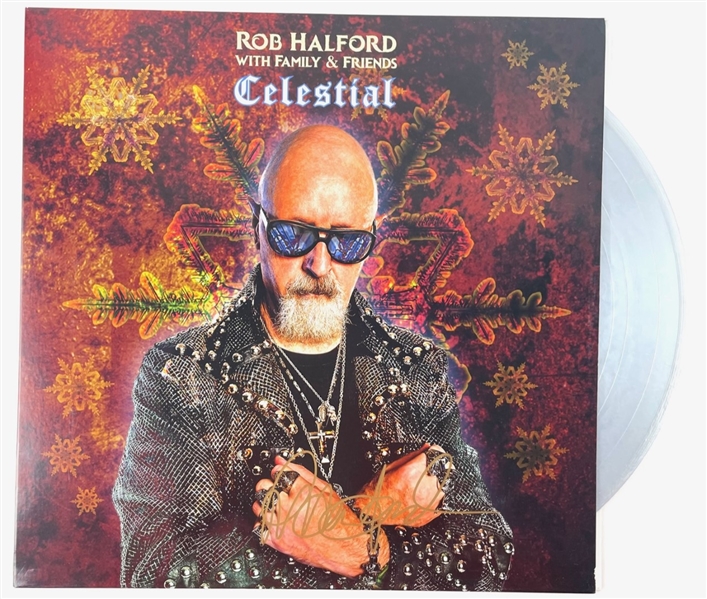 Judas Priest: Rob Halford Signed "Celestial" Record Album (JSA)