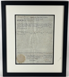 Thomas Jefferson & James Madison Dual Signed 1805 Presidential Land Grant (Third Party Guaranteed) 