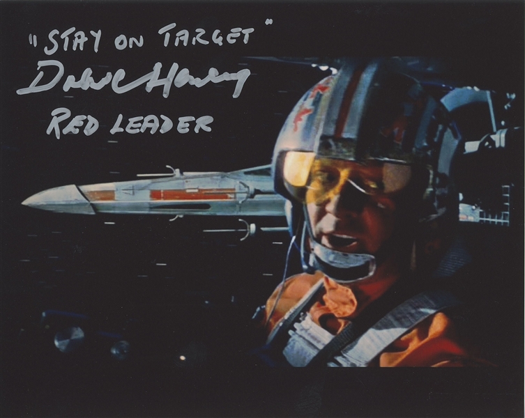 Star Wars: Drewe Henley 10” x 8” Signed Photo as “Red Leader” from “A New Hope” (Beckett/BAS)
