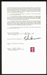 John Lennon & Neil Aspinall Historic Dual-Signed Publishing Document for "Everybodys Got Something to Hide"