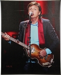 The Beatles: Sir Paul McCartney Signed 16" x 19.5" Canvas Print (PSA/DNA LOA)