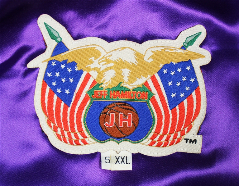Shaquille O'Neal Personally Owned & Worn 1999-2000 LA Lakers Championship Leather Jacket - PHOTO MATCHED & Letter from Shaq (Sports Investors & Beckett/BAS)