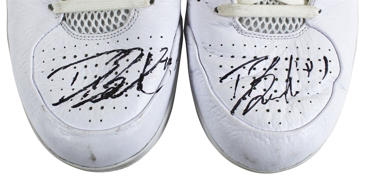 Devin Booker 2019-20 Game Used & Signed Nike Kobe IV Basketball Shoes :: Photomatched to Multiple Games (MeiGray & Beckett/BAS)