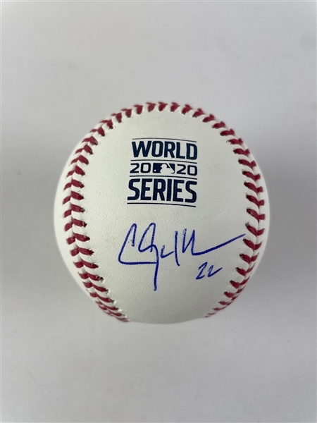 Clayton Kershaw Signed 2020 World Series Baseball (PSA/DNA)