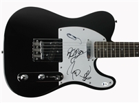 Stone Temple Pilots Group Signed Telecaster Style Electric Guitar w/Chester Bennington (Beckett/BAS LOA)