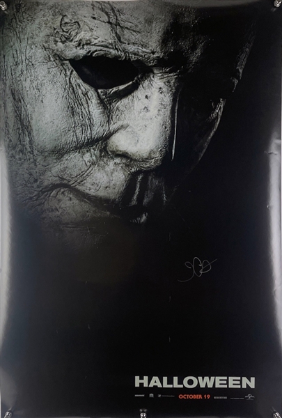 HALLOWEEN: Full Size Movie Poster Signed By John Carpenter (Third Party Guaranteed) 