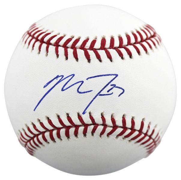 Mike Trout Signed OML Baseball with Rookie Era Autograph (PSA/DNA Rookiegraph COA)