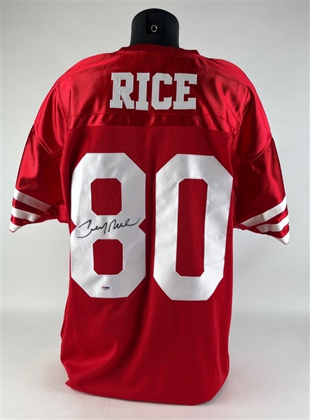 Jerry Rice Signed San Francisco 49ers Jersey (PSA/DNA Sticker Only)