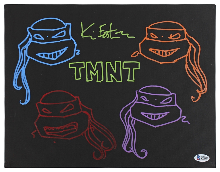 Kevin Eastman Hand Drawn & Signed 11" x 14" Sketch of "Teenage Mutant Ninja Turtles" (Beckett/BAS)