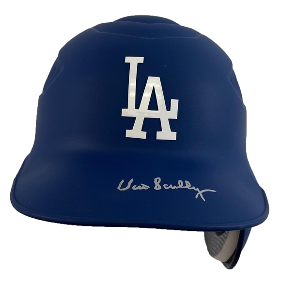 Vin Scully Signed L.A. Dodgers Helmet (PSA/DNA)