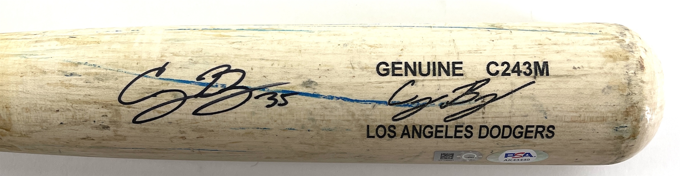 Cody Bellinger Game Used & Signed Personal Model Louisville Slugger Bat (MLB Holo & PSA/DNA)