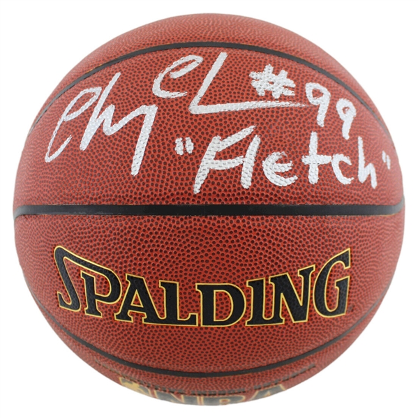 Chevy Chase Signed Spalding NBA I/O Basketball with "Fletch #99" Inscription (Beckett/BAS Witnessed)