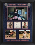 American Sniper: Chris Kyle Signed Book Page with "Hoo Ya" Inscription in Custom Framed Display (Beckett/BAS LOA)