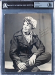 Amelia Earhart Superb Signed 8" x 10" Studio Portrait Photograph (Beckett/BAS Encapsulated)
